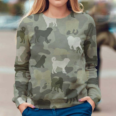 Tibetan Mastiff - Camo - Premium Sweater