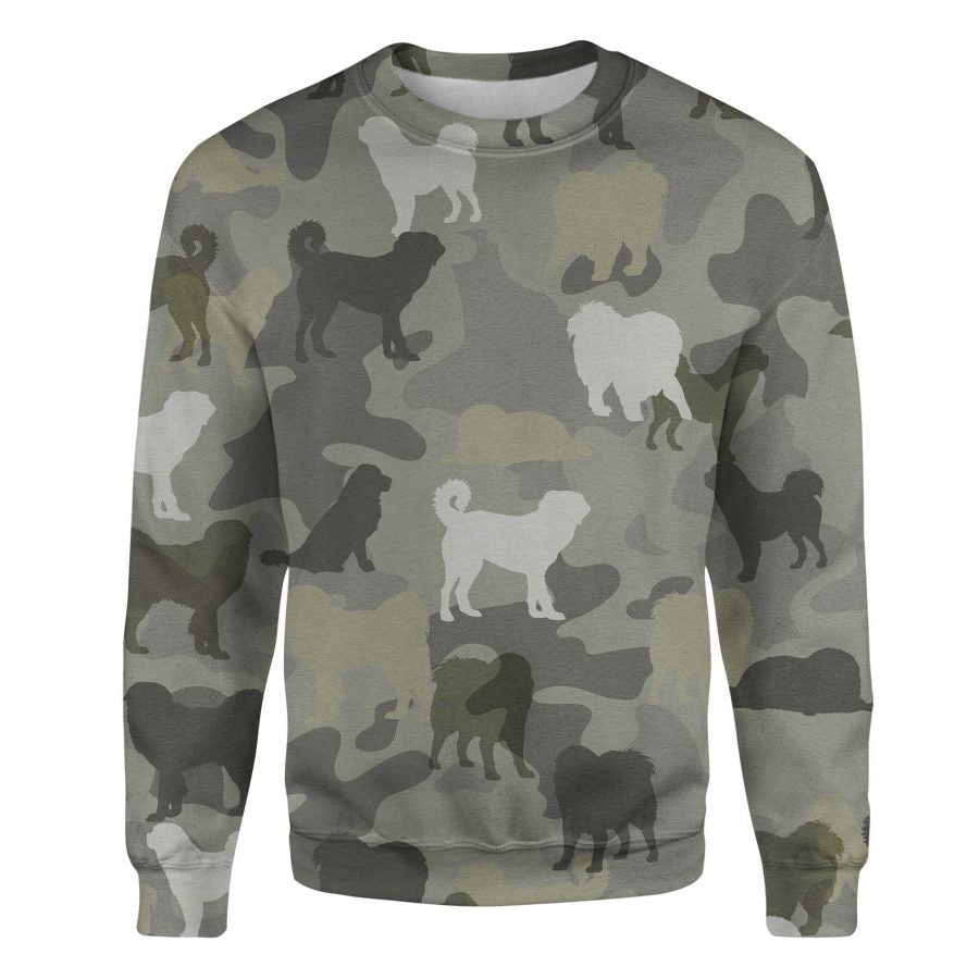 Tibetan Mastiff - Camo - Premium Sweater