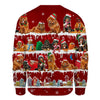Tibetan Mastiff - Snow Christmas - Premium Sweater