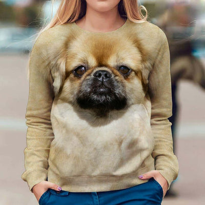 Tibetan Spaniel - Face Hair - Premium Sweater