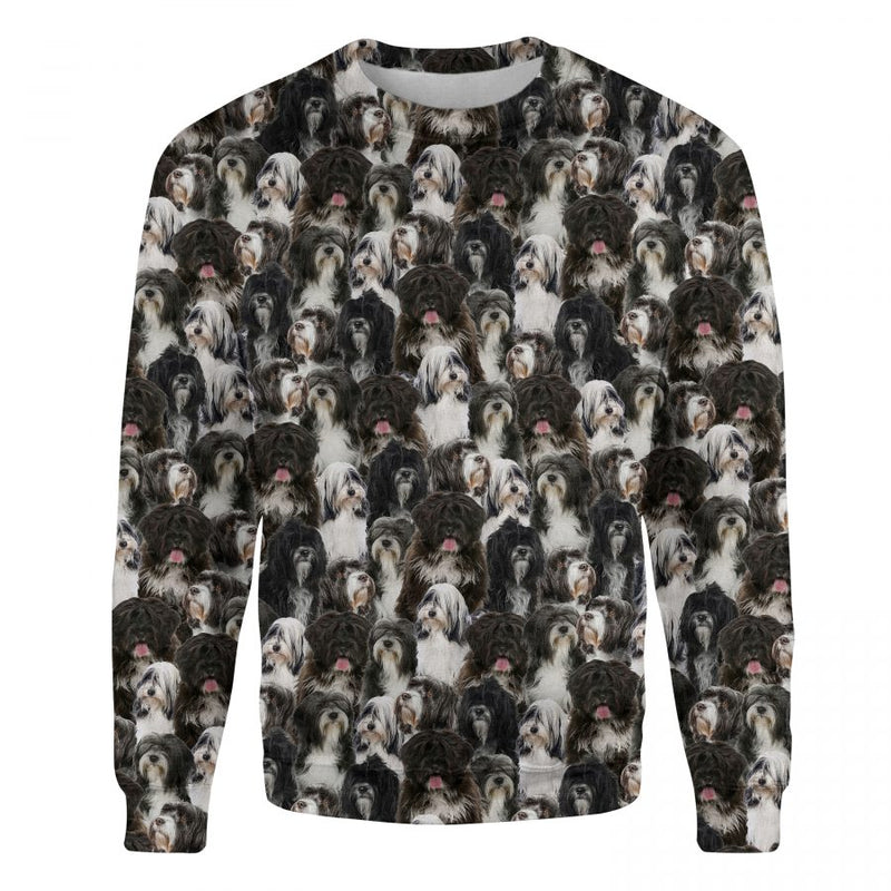 Tibetan Terrier - Full Face - Premium Sweater