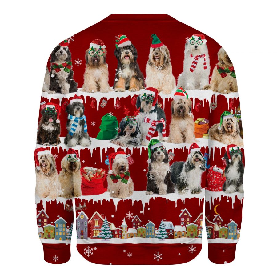 Tibetan Terrier - Snow Christmas - Premium Sweater