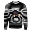 Tibetan Mastiff - Stripe - Premium Sweater