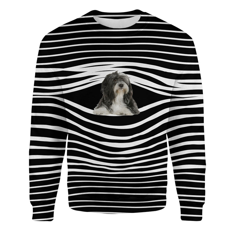 Tibetan Terrier - Stripe - Premium Sweater