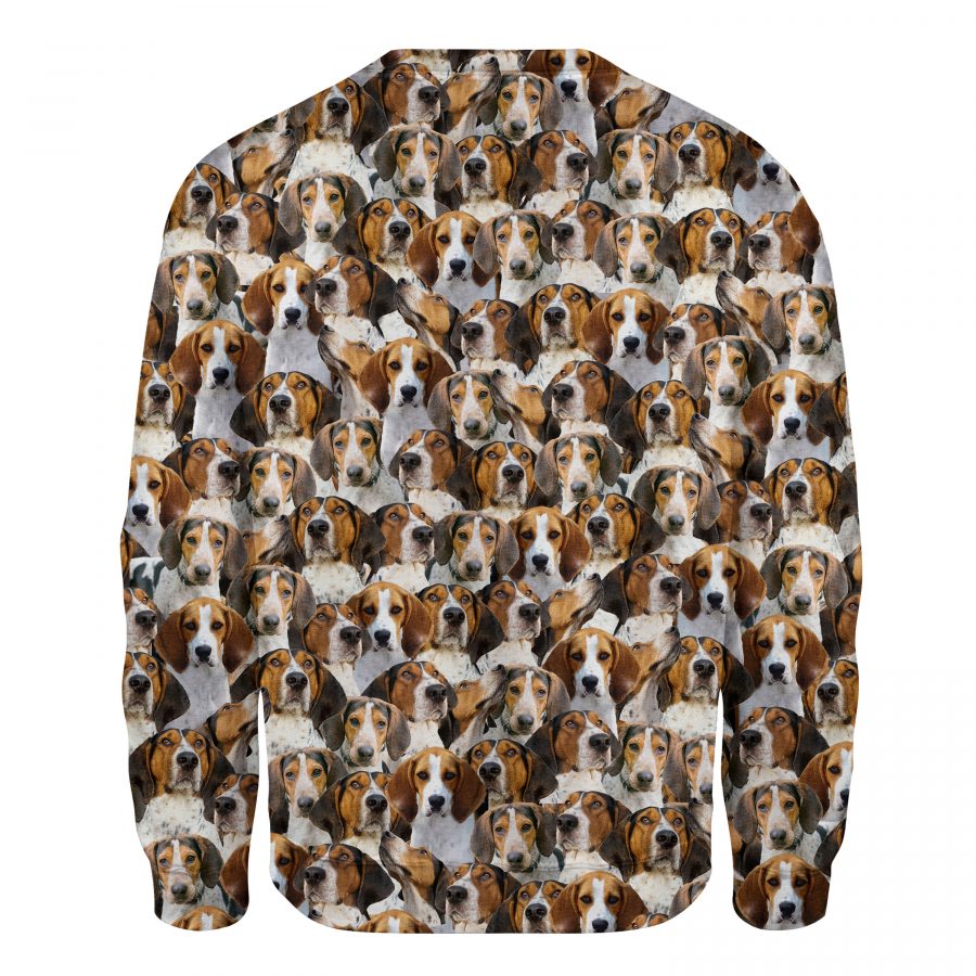 Treeing Walker Coonhound - Full Face - Premium Sweater