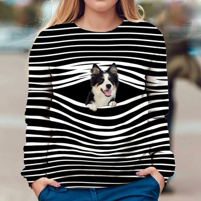 Tricolor Collie - Stripe - Premium Sweater