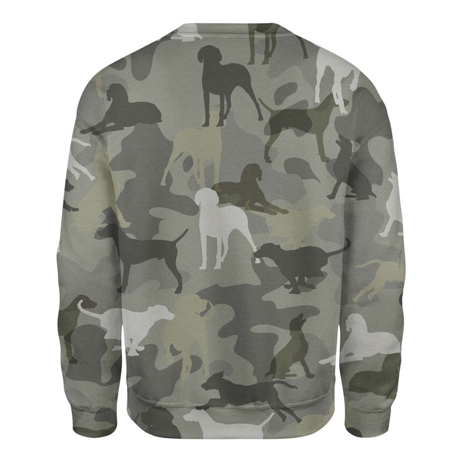 Weimaraner - Camo - Premium Sweater
