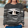 West Highland White Terrier - Stripe - Premium Sweater