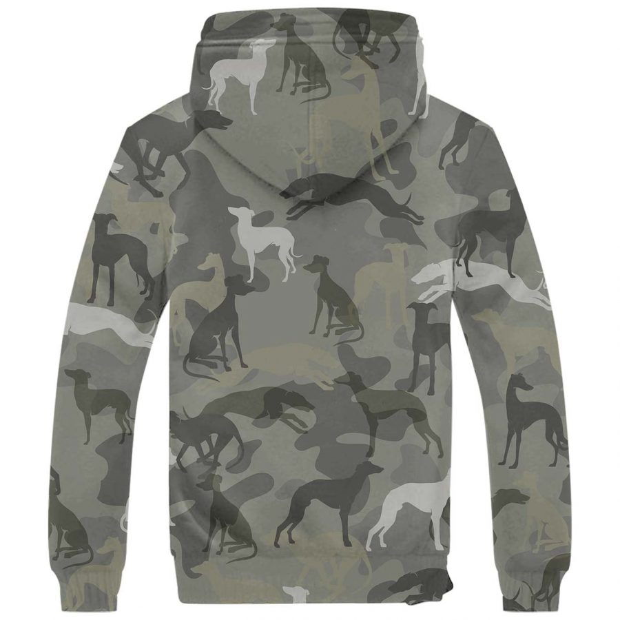 Whippet Camo Fleece Hoodie