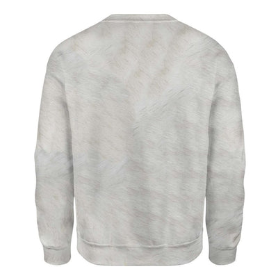 White Cat - Face Hair - Premium Sweater