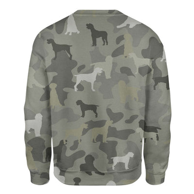Wirehaired Pointing Griffon - Camo - Premium Sweater