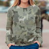 Wirehaired Pointing Griffon - Camo - Premium Sweater