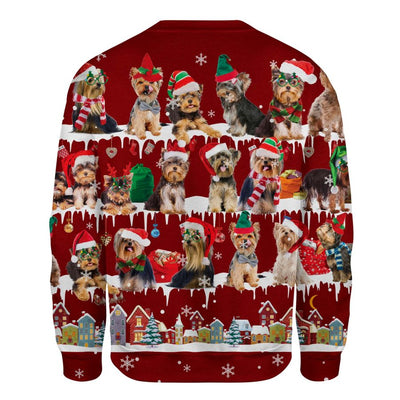 Yorkshire Terrier - Snow Christmas - Premium Sweater