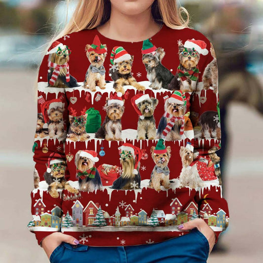 Yorkshire Terrier - Snow Christmas - Premium Sweater