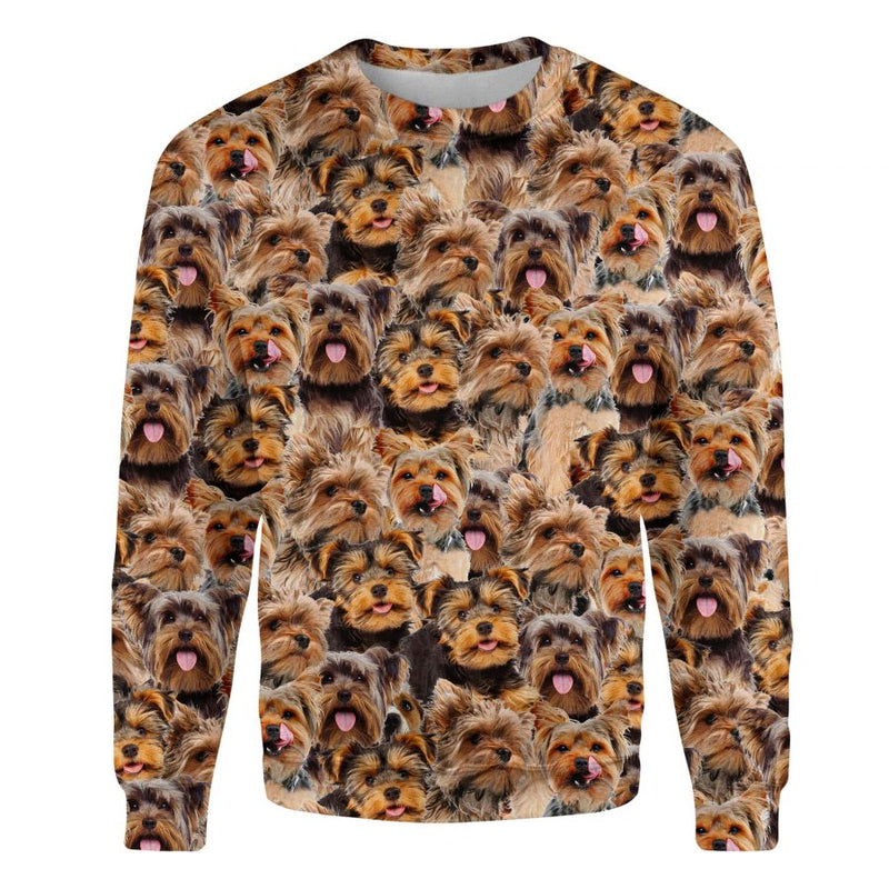 Yorkshire Terrier - Full Face - Premium Sweater