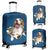 Beagle Torn Paper Luggage Covers