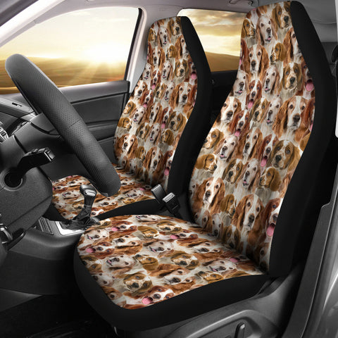 Welsh Springer Spaniel Full Face Car Seat Covers