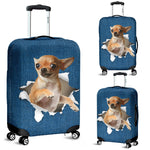 Chihuahua Torn Paper Luggage Covers