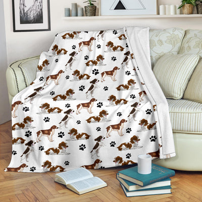 Welsh Springer Spaniel Paw Blanket