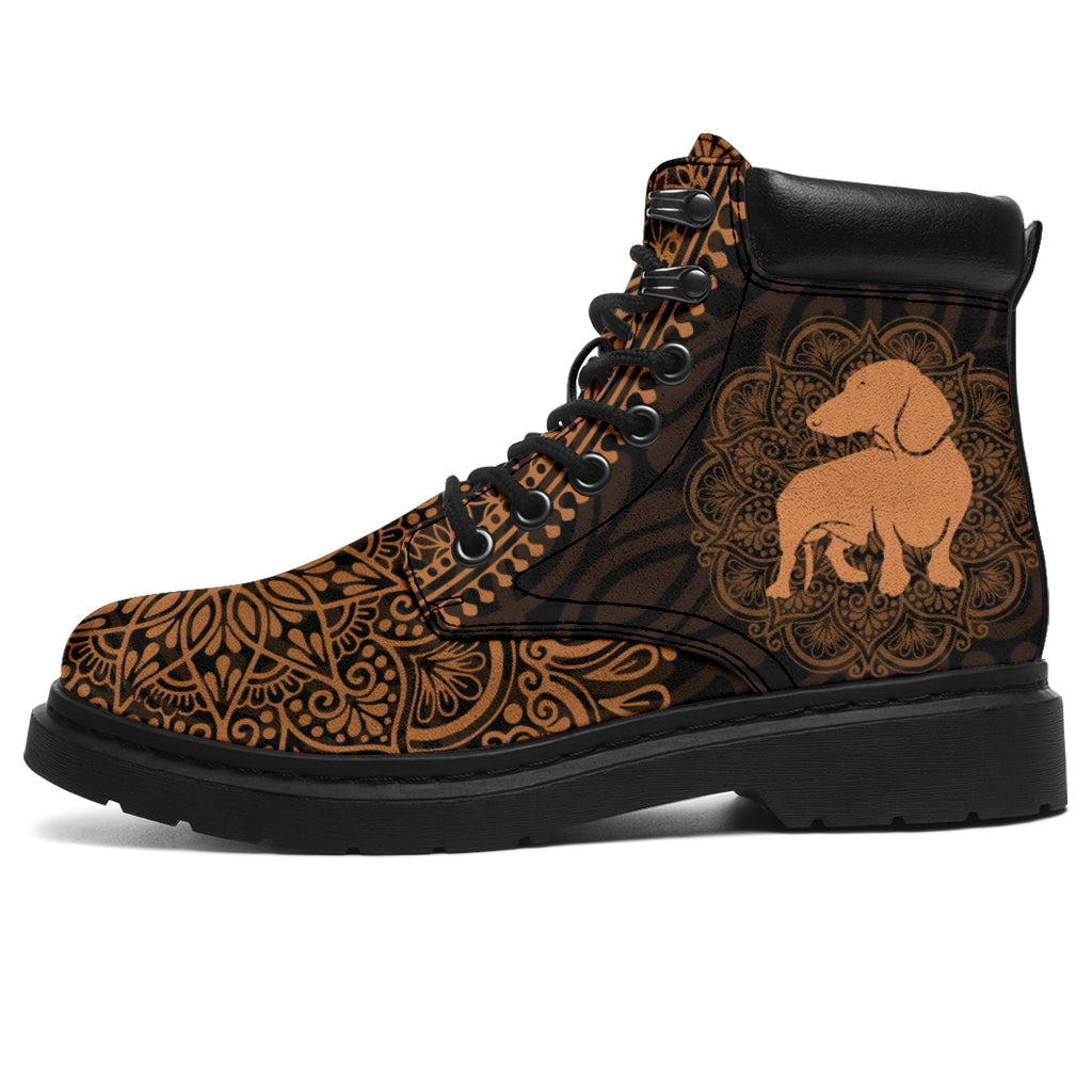 Dachshund Mandala All-Season Boots