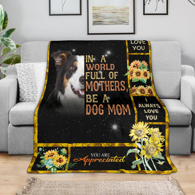 Border Collie-A Dog Mom Blanket