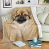 Tibetan Spaniel Face Hair Blanket