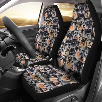 Schnauzer Full Face Car Seat Covers