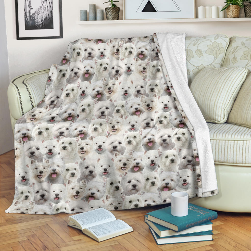 West Highland White Terrier Full Face Blanket - Dream Come True Chanel