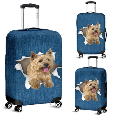 Cairn Terrier Torn Paper Luggage Covers