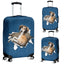 Samoyed Torn Paper Luggage Covers