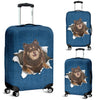 Finnish Lapphund Torn Paper Luggage Covers