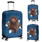 Australian Cobberdog Torn Paper Luggage Covers