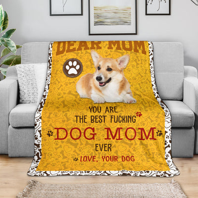 Welsh Corgi-Dog Mom Ever Blanket