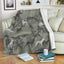 Italian Greyhound Camo Blanket