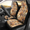 Golden Retriever Full Face Car Seat Covers