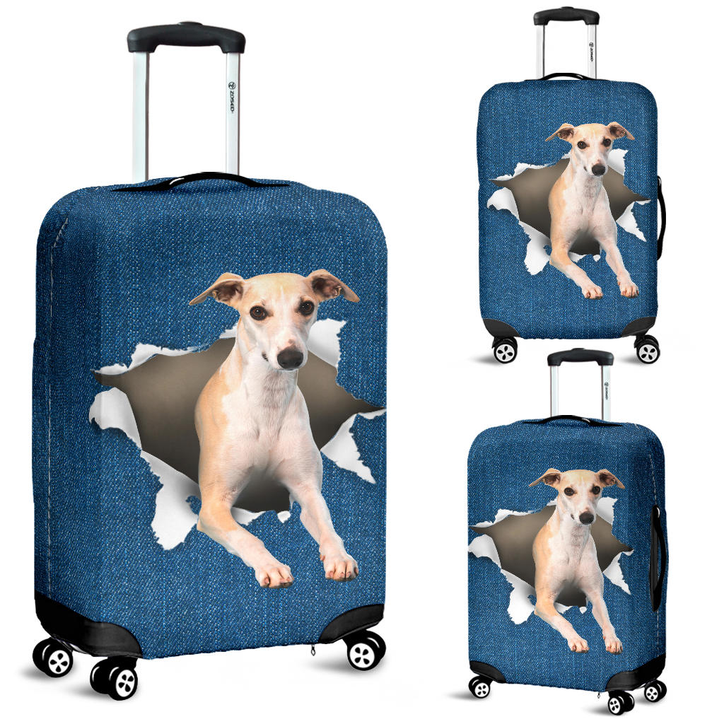Sighthound Torn Paper Luggage Covers