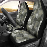 Cocker Spaniel Camo Car Seat Covers