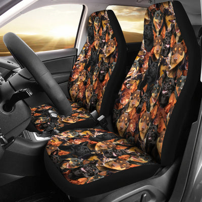 Australian Kelpie Full Face Car Seat Covers