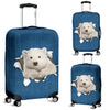 Polar Bear Torn Paper Luggage Covers
