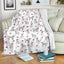 Dalmatian Heart Blanket