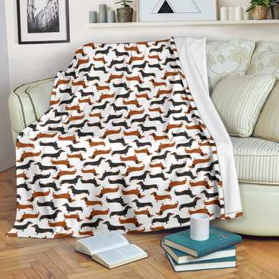 Cute Dachshund Premium Blanket
