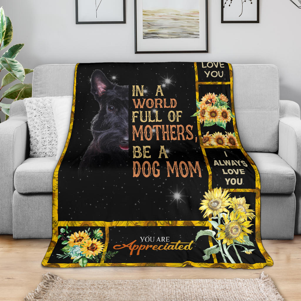 Scottish Terrier-A Dog Mom Blanket