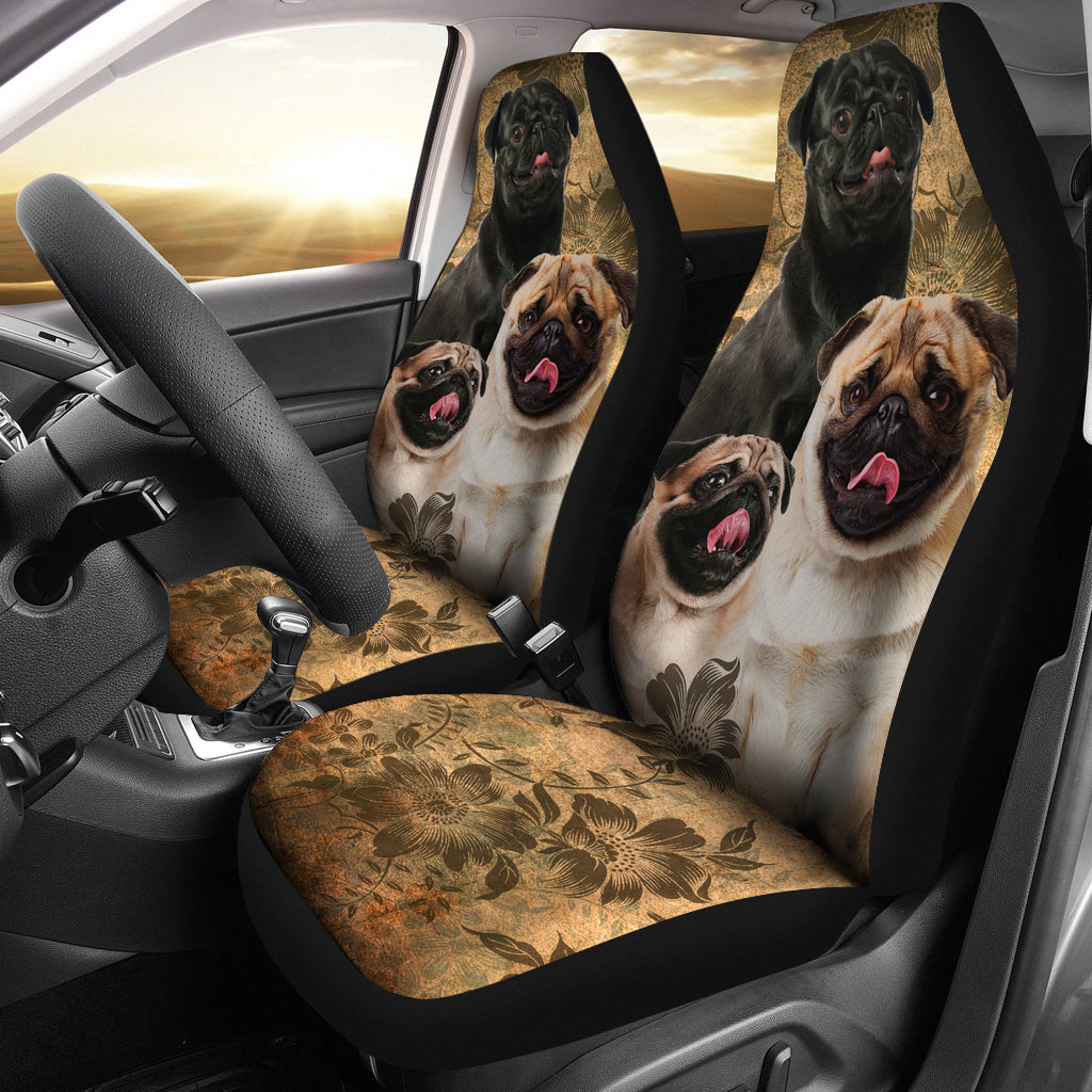 Pug - Car Seat Covers