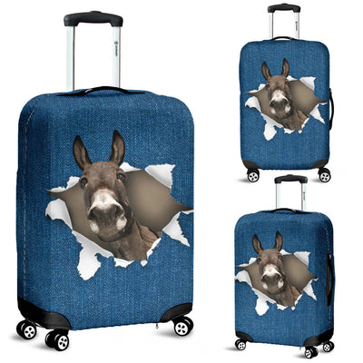 Donkey Torn Paper Luggage Covers