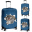 Standard Schnauzer Torn Paper Luggage Covers