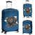 Pyrenean Shepherd Torn Paper Luggage Covers