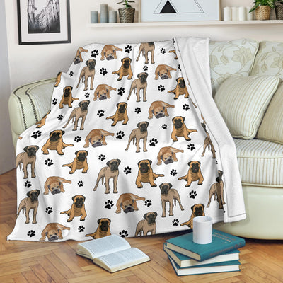 English Mastiff Paw Blanket
