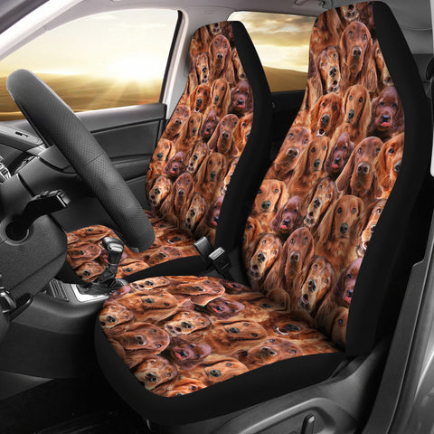 Irish Setter Full Face Car Seat Covers