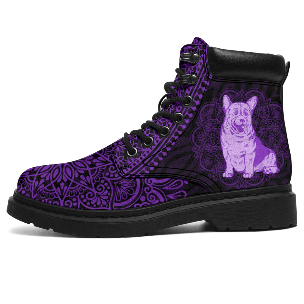 Welsh Corgi Mandala All-Season Boots