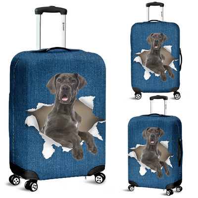Great Dane Torn Paper Luggage Covers